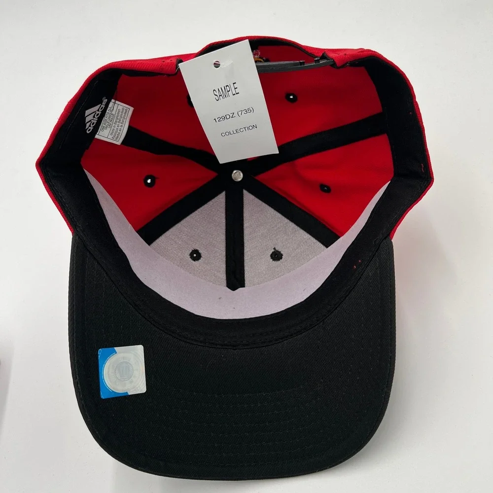 Adidas Louisville Hoops Snapback Hat Red Black Cardinals Basketball OSFA‎ Cap